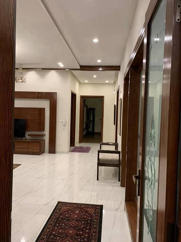 1 Kanal Furnished portion lower for rent in dha phase 7 near p. k. l. i 19