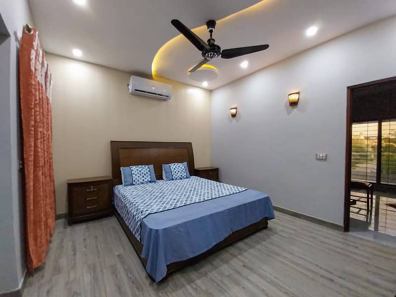 1 Kanal Furnished portion lower for rent in dha phase 7 near p. k. l. i 25