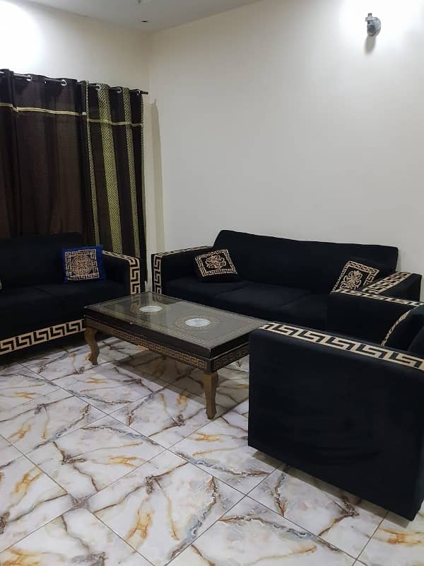 1 Kanal Furnished portion lower for rent in dha phase 7 near p. k. l. i 33