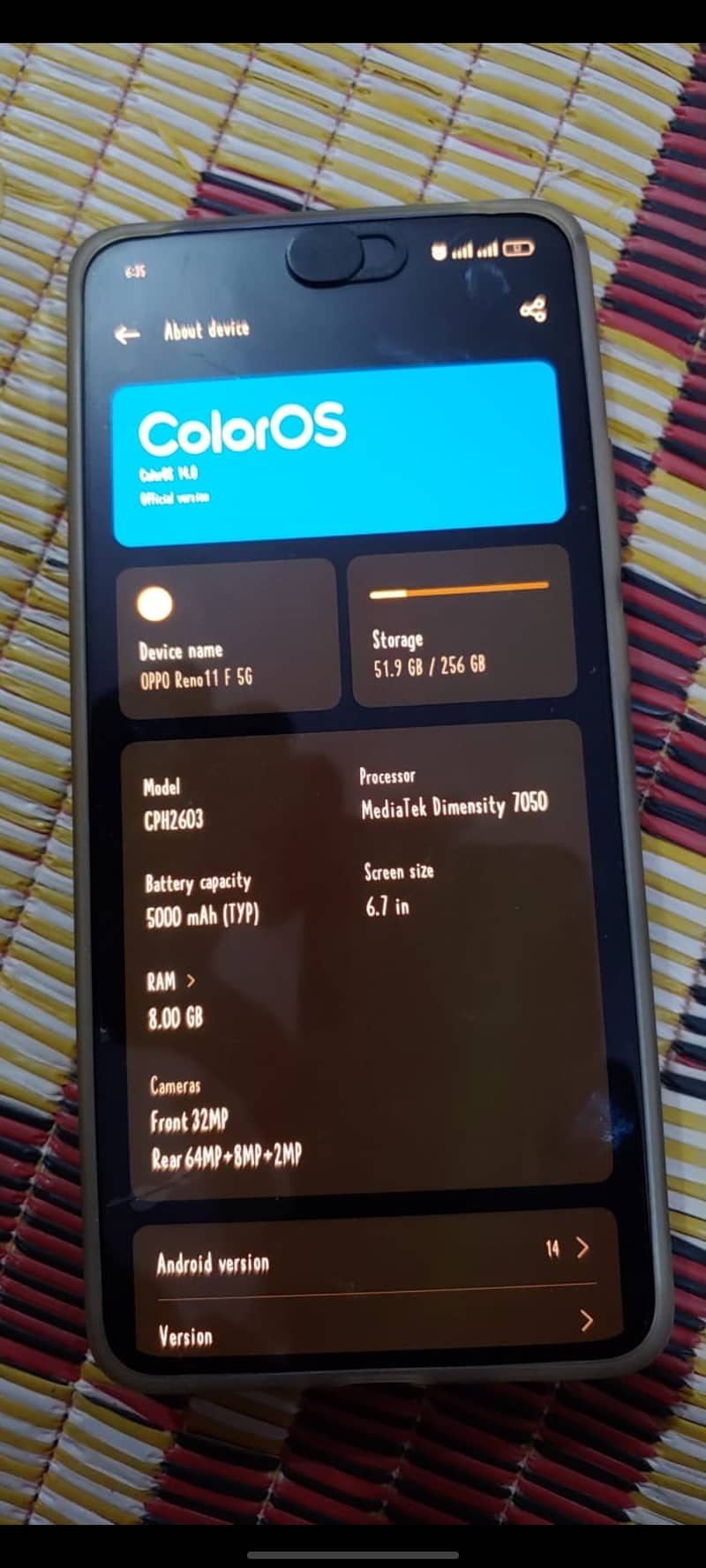 OPPO RENO 11F 5G With 5 months warranty 4