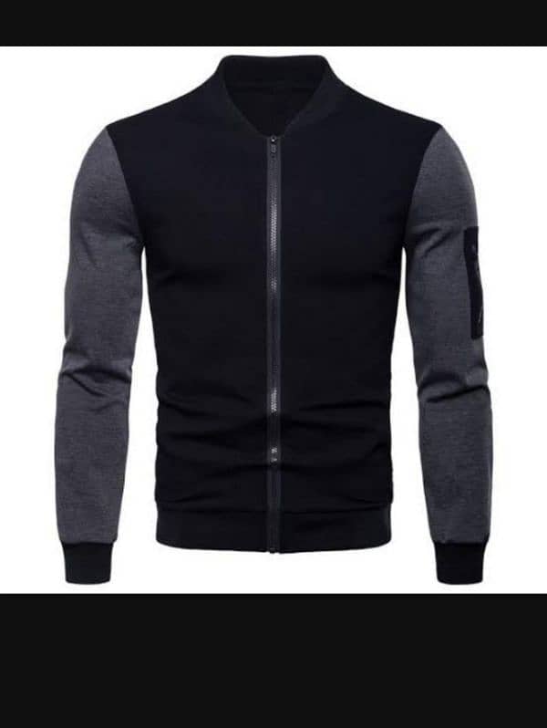 Fit body fleece leather jacket 0