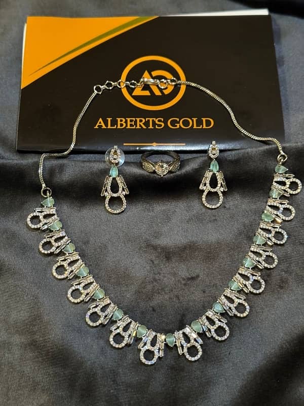 ladies Jewellery set | American Dimand stone | 1