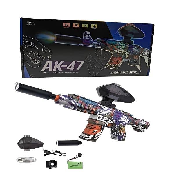 Automatic Gel Blaster Gun| Rechargeable Automatic Shooting Gun Toy 0