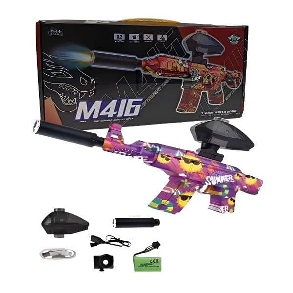 Automatic Gel Blaster Gun| Rechargeable Automatic Shooting Gun Toy 1