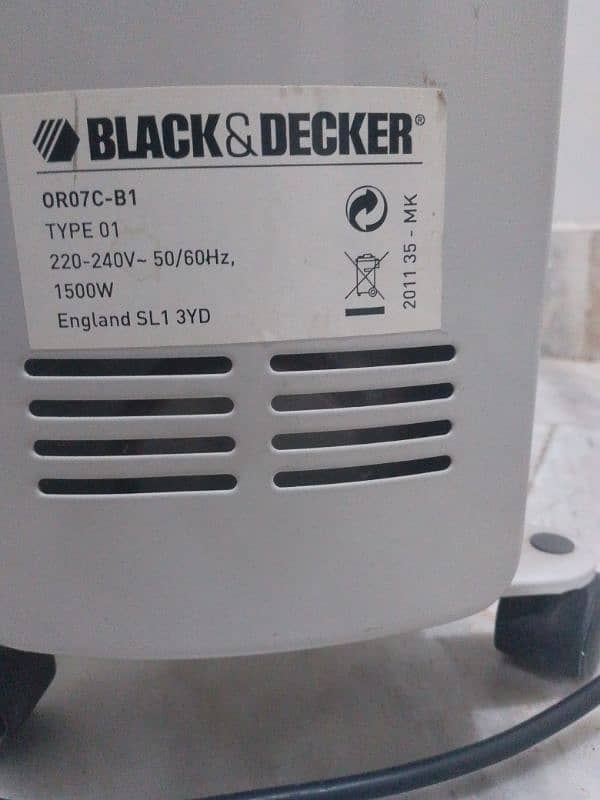 Black and decker heater for sell 2