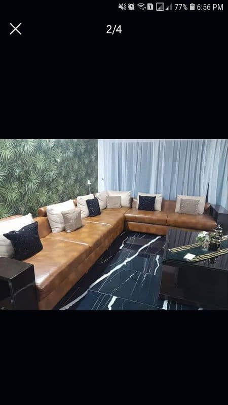 centre table 03318633208 WhatsApp also having L shape sofa set 4