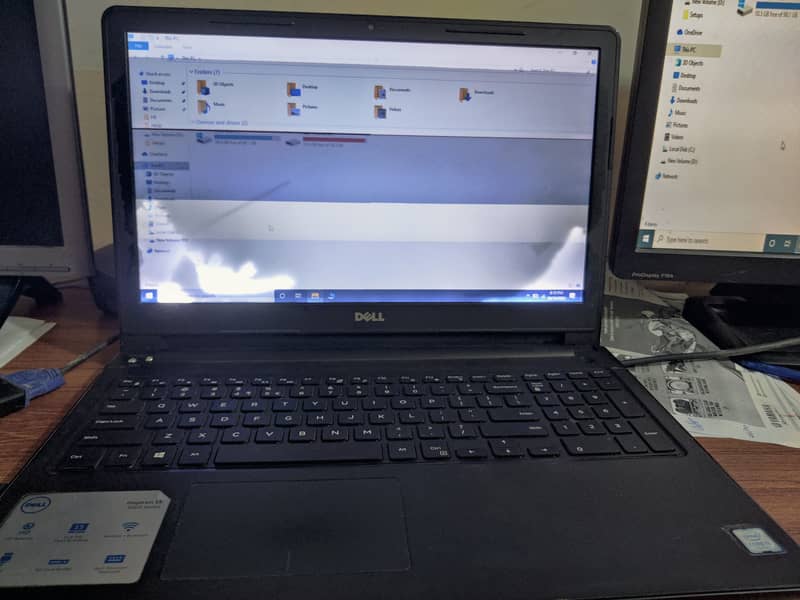 Dell Laptop with original charger I3 7th generation (Screen Problem) - 0