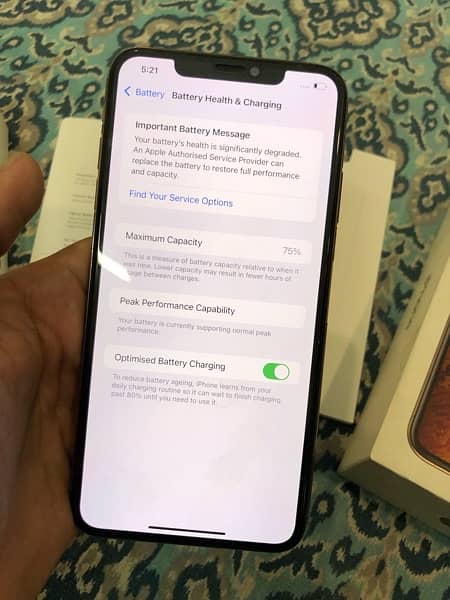 Xs max 512gb gold clr 7