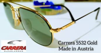 Gold Plated Persol Carrera Hilton Adidas Ratti Ray Ban Zeiss Original