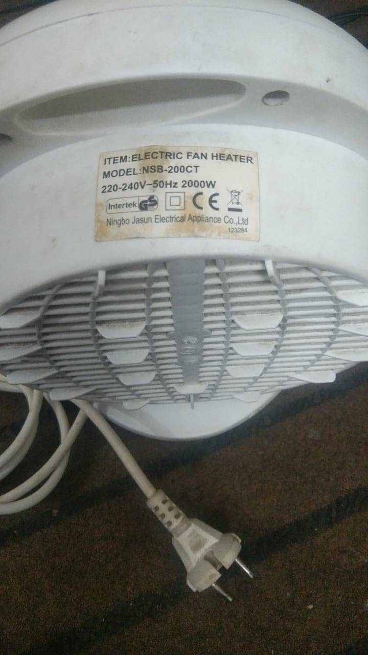 electric fan heater 2000w model (nsb 200) for sale. 2