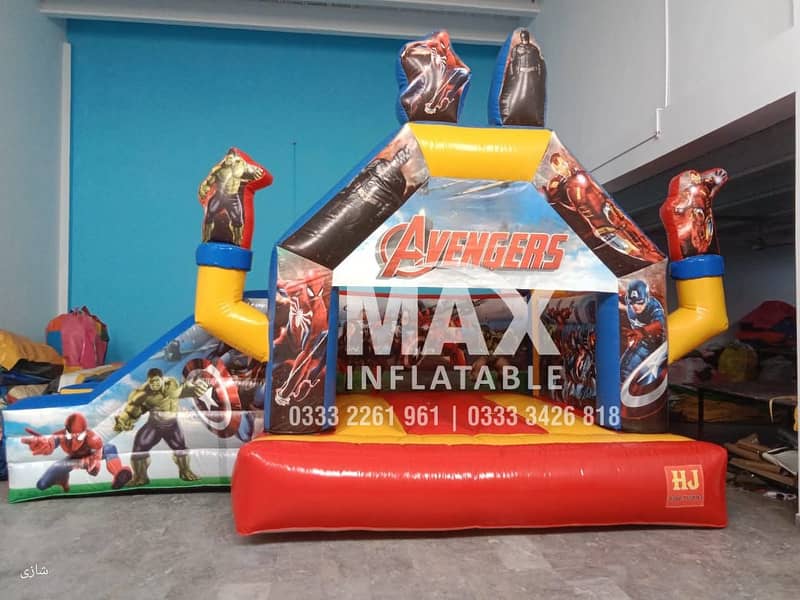 Jumping Castle , Kids Rides , Kids Play land , Max Inflatable , Rides 12