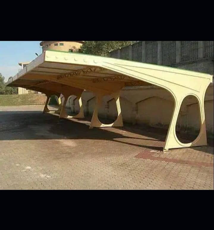 Tensile Shades | Parking Structure | PVC Shades | Canopy Sheds 5