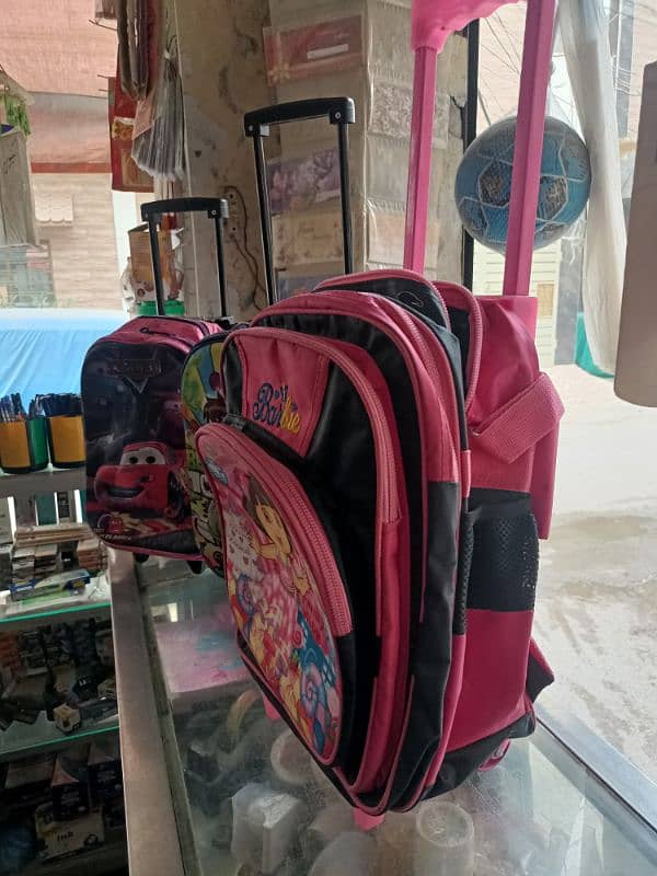 Stationery Saman/School trolly Bags available for sale in low price. 0