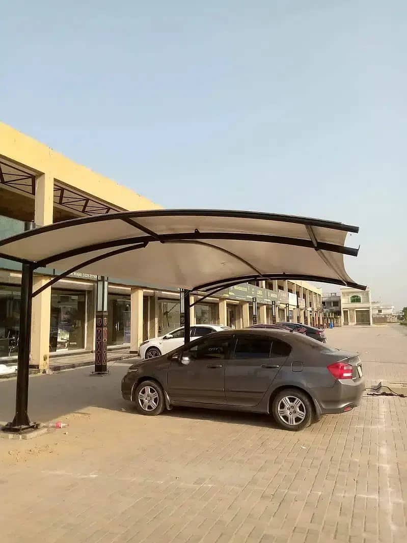 Tensile Shades | Parking Structure | PVC Shades | Canopy Sheds 4