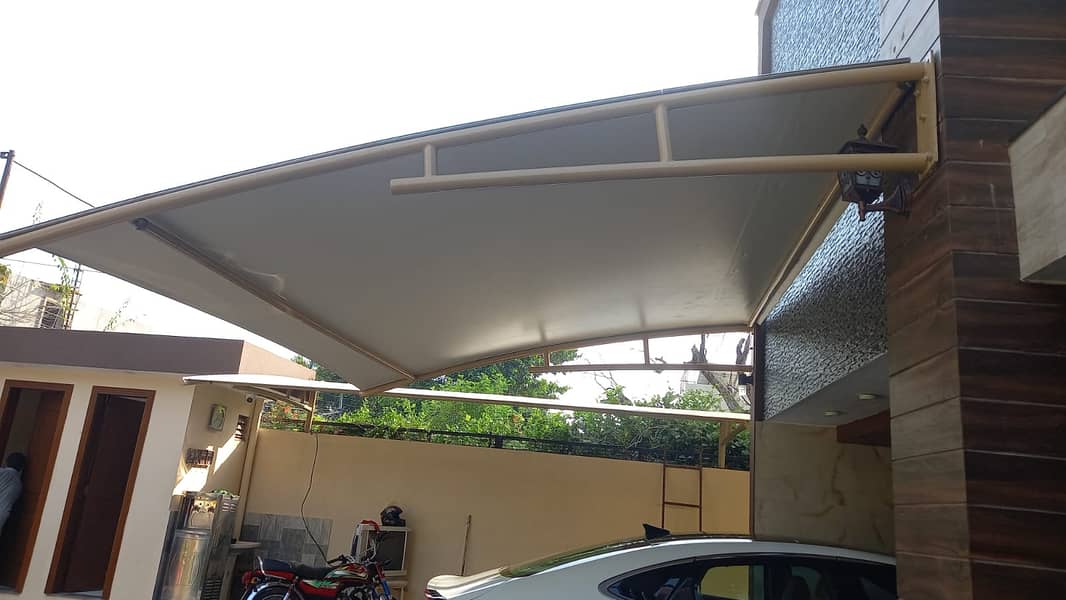 Tensile Shades | Parking Structure | PVC Shades | Canopy Sheds 5