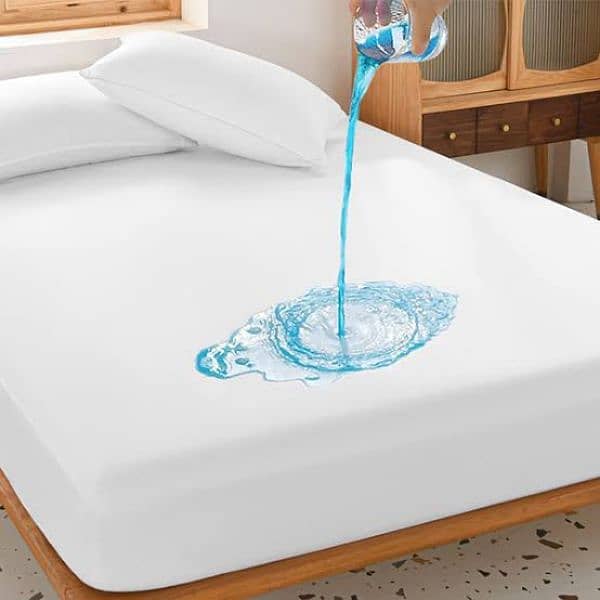 waterproof mattress protector white color 3