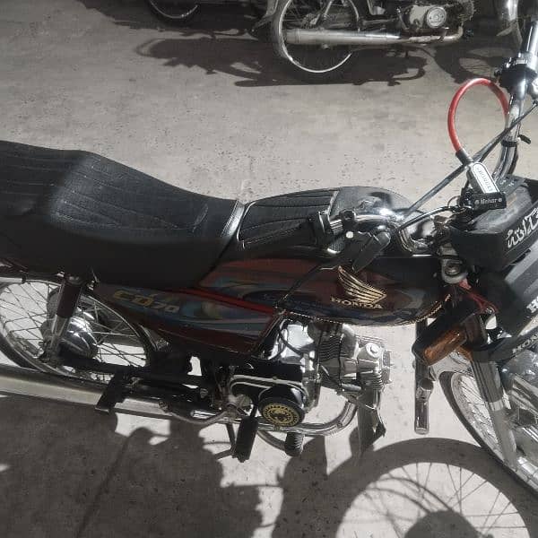 Honda Cd 70 geniun condition 2024 Model urgent sale 3