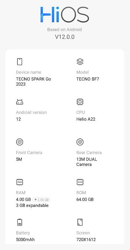 Tecno spark go 2023 0