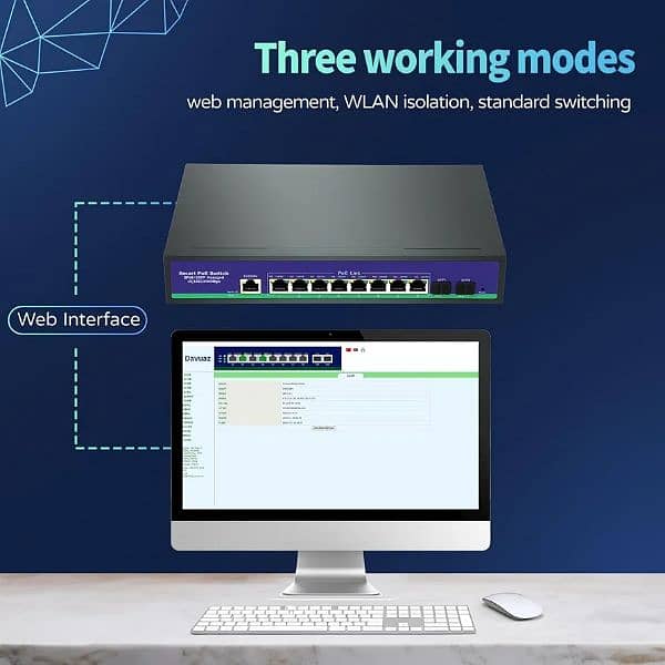 D-Link 8-Port Gigabit PoE Switch (DES-1008MP) - 120W Power Budget 7