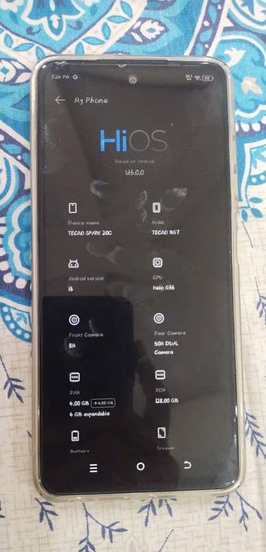 Tecno spark 20c 4/128gb new condition 6