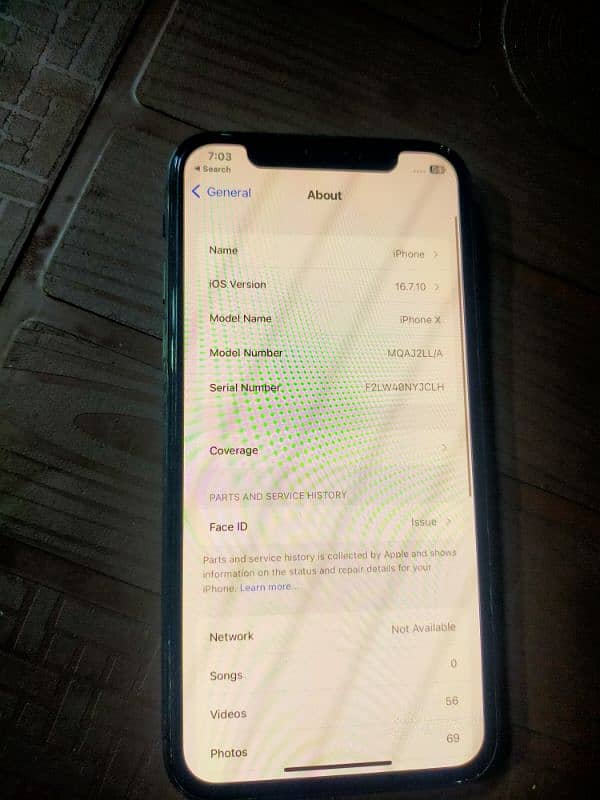 iphone X 64gb pta approved 2