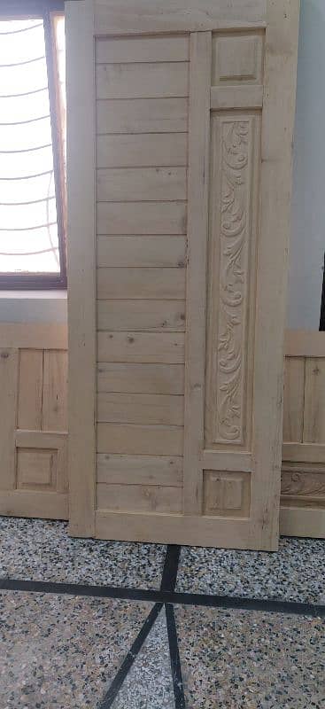 new wood door 10by 10 2