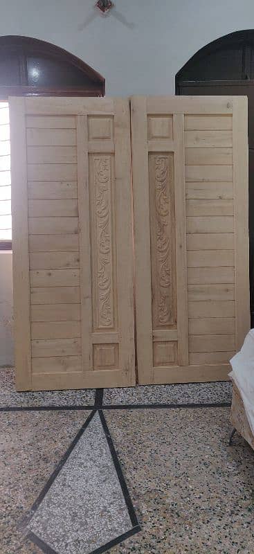 new wood door 10by 10 3