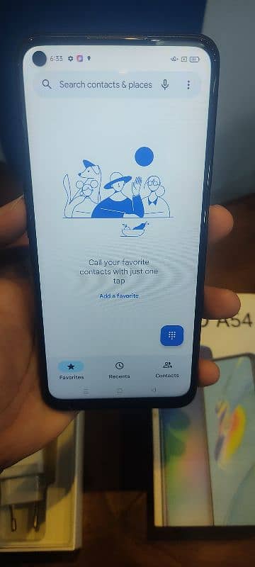 Oppo A54 4/128 with box charger condition 9/10 2