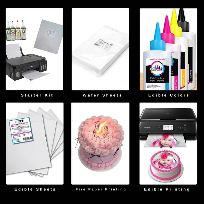 Complete Edible Printing Solutions for Cakes, Brownies, cupcakes etc. 0