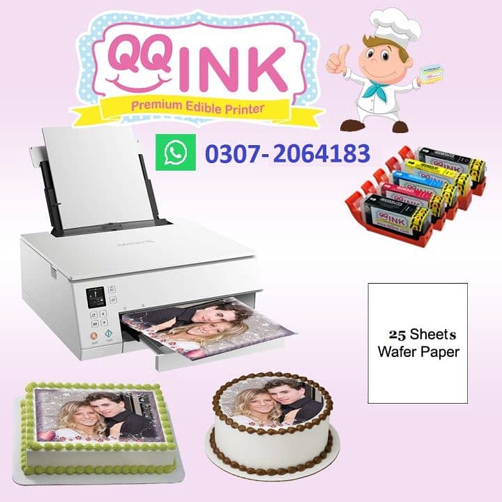 Complete Edible Printing Solutions for Cakes, Brownies, cupcakes etc. 12