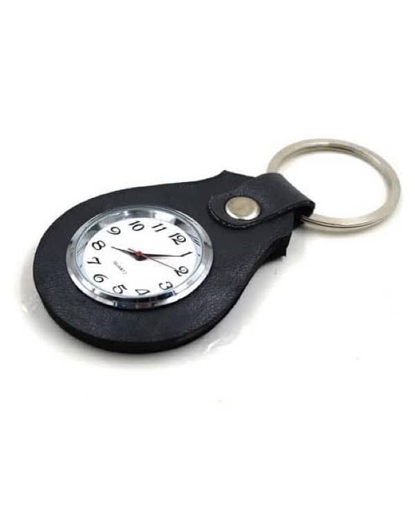 clock keychain cow leather contact 03307047981 delivery available 1