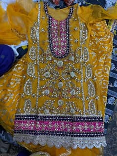 3 piece Elegant Mehndi Dress