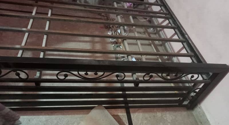 Urgent sale Iron bed without mattress 4