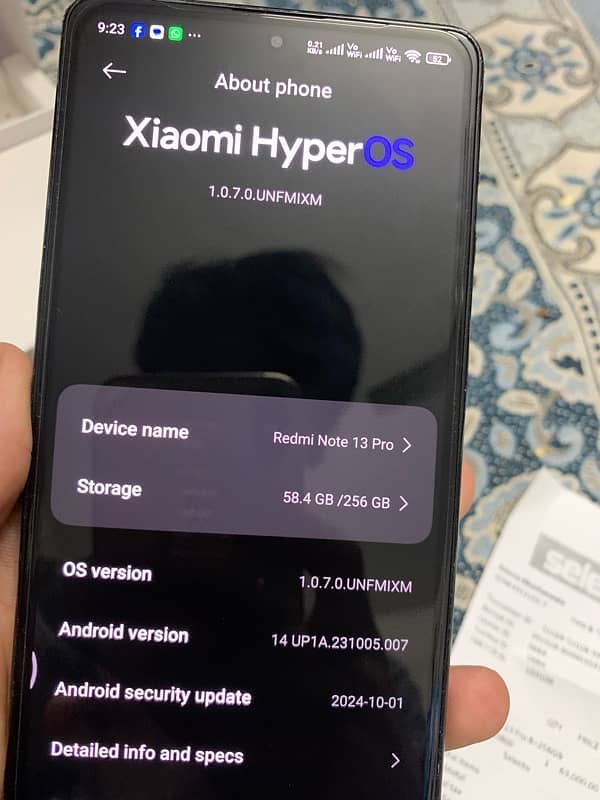 Redmi note 10 pro 10/10 condition only 2 month use 8 256 Gb 2