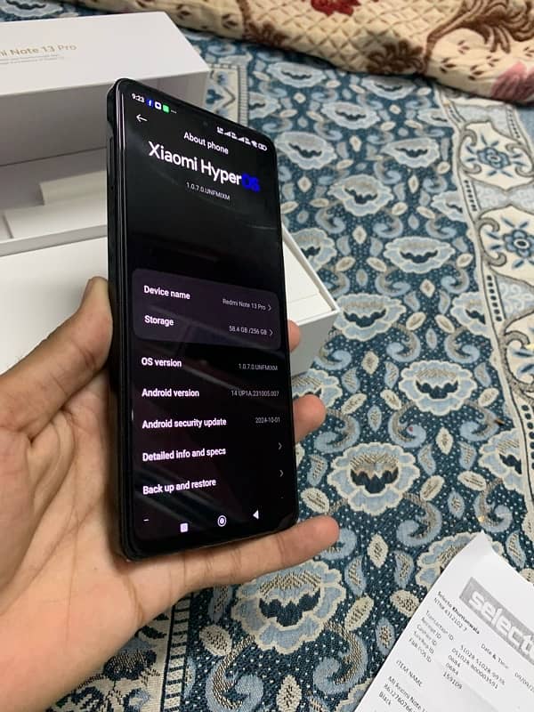 Redmi note 10 pro 10/10 condition only 2 month use 8 256 Gb 8