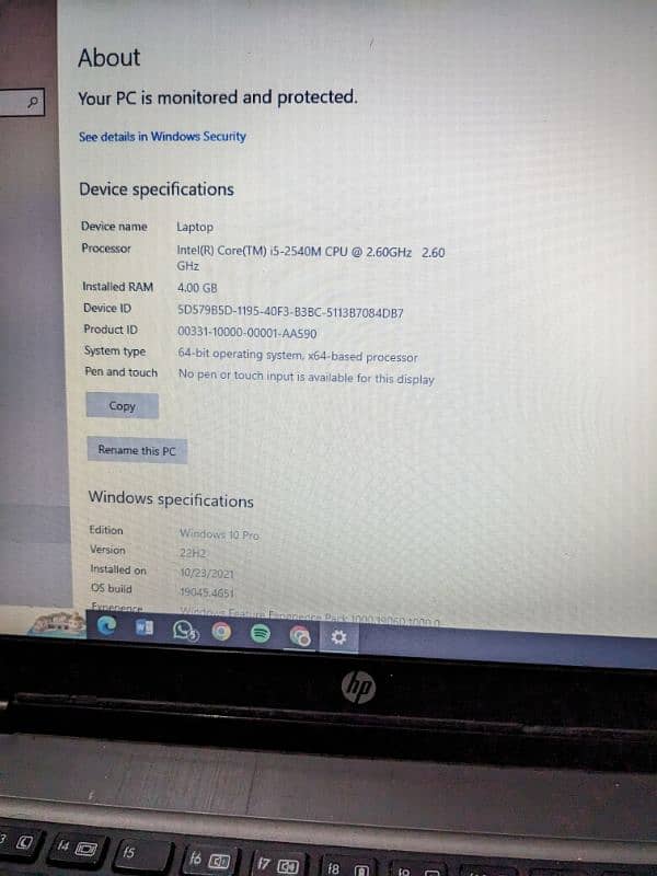 hp 6460p core i5 2nd gen 0