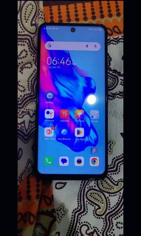 Tecno camon 18t with box charger 5