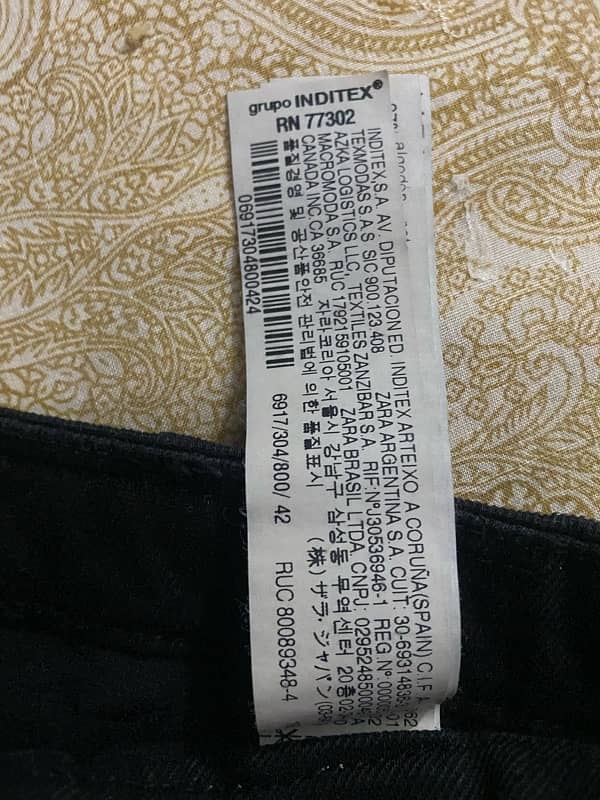 zara men authentic jeans 4