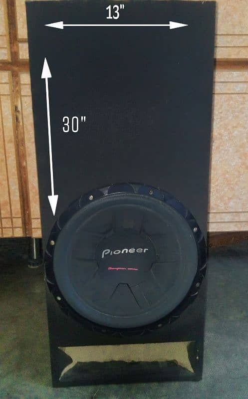 Subwoofer Amplifire with Bass tube 12" 4