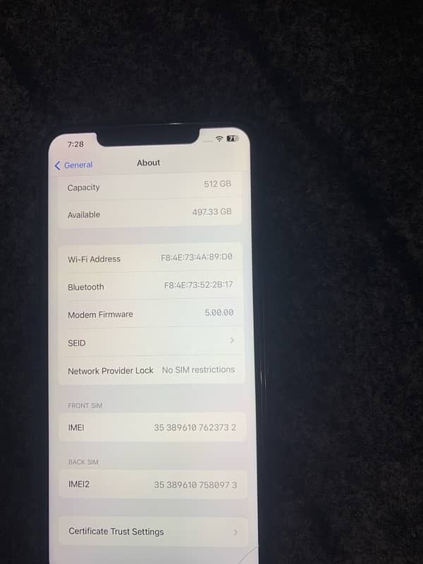 Iphone 11 pro max 512gb non pta 6