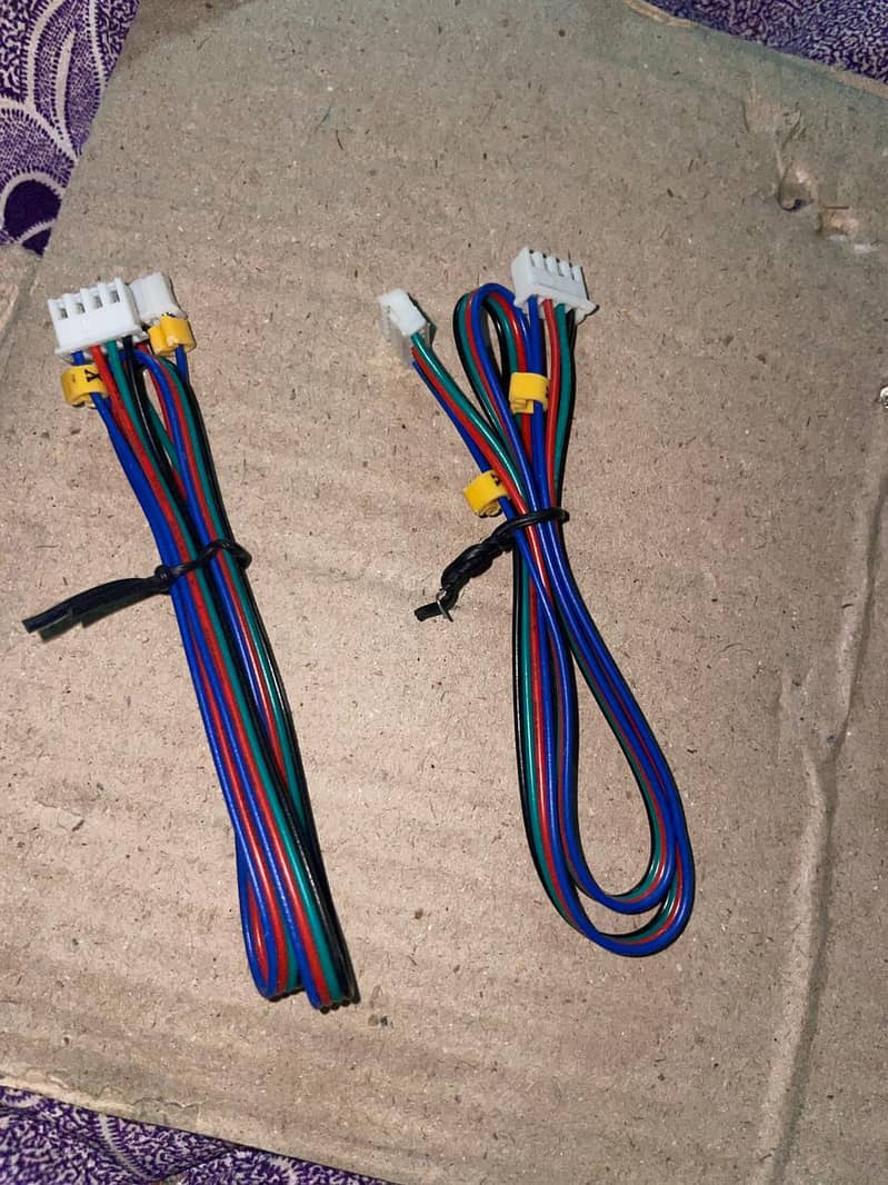 2 Stepper motors with cables, servo motor, Arduino UNO with cable and 3