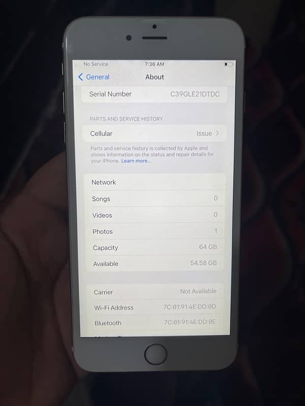 iPhone 6s Plus bypass 0