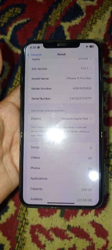 iphone 11 pro max Non Pta Factory unlock 10/10 condition 3