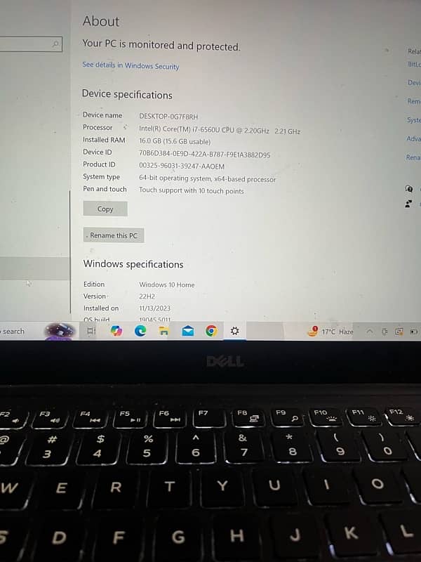 Dell intel core i7 six generation laptop 9