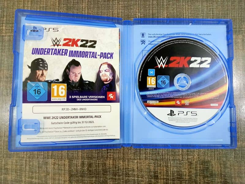 WWE 2K22 Disc for PS5 2