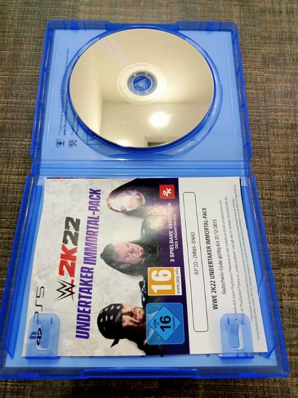 WWE 2K22 Disc for PS5 3