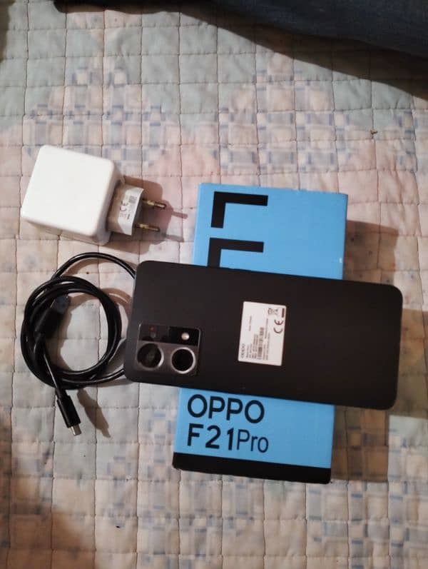 oppo f21 pro box and charger 0