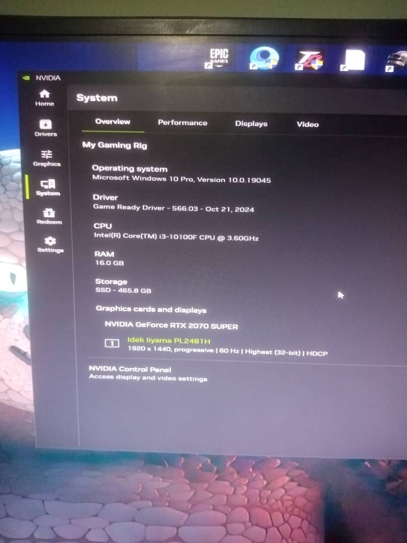 full setup i3 10 gen with 2070 super msi gaming x READ DESCRIPTION 6