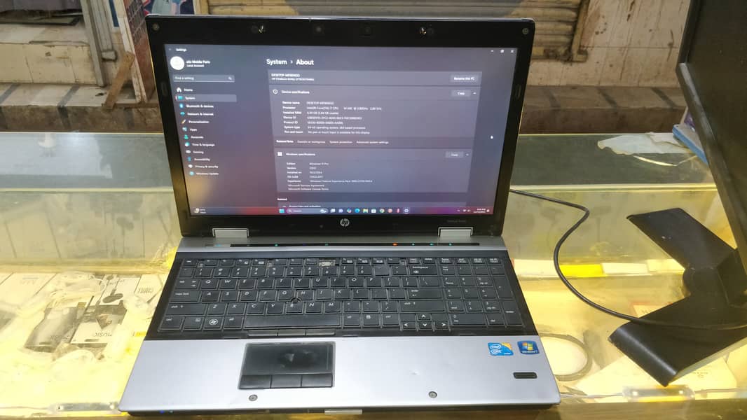 HP Laptop Elitebook 8540p core intel core i7 2nd generation 5