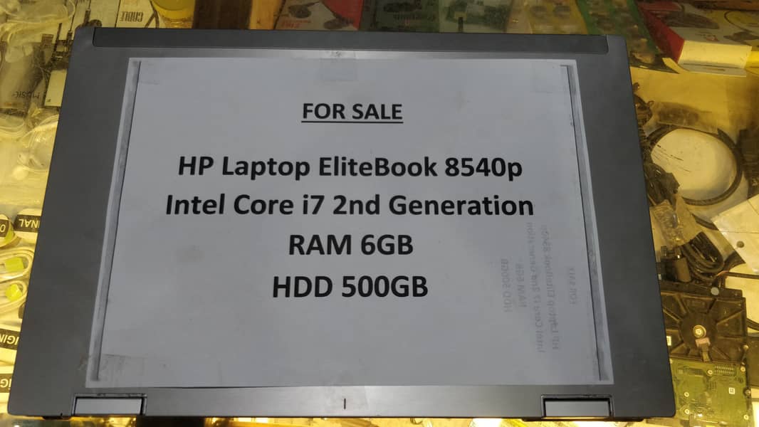 HP Laptop Elitebook 8540p core intel core i7 2nd generation 8